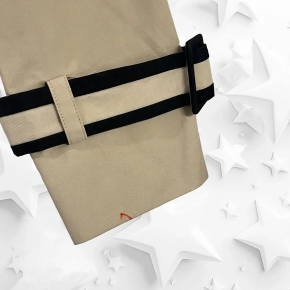 Kate Spade Tan/Black Trench Coat girl size M - Picture 5 of 9